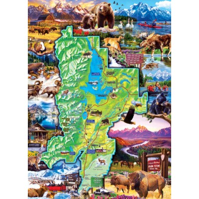 Puzzle National Parks - Grand Teton National Park Master-Pieces-72147 ...