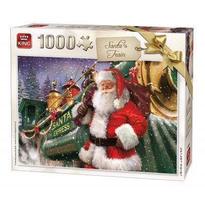 Puzzle Christmas Santa Train King-Puzzle-05684 1000 pieces Jigsaw ...