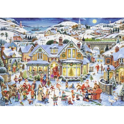 Puzzle The Magic of Christmas Nathan-87567 1000 pieces Jigsaw Puzzles ...