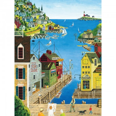 Puzzle Master-Pieces-31675 XXL Pieces - A Walk on the Pier