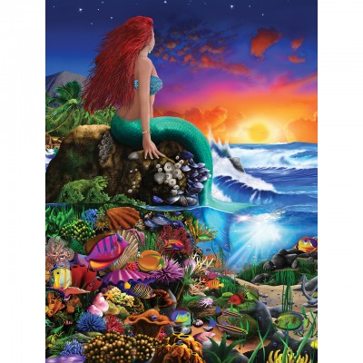 Puzzle Master-Pieces-31723 XXL Pieces - Book Box - Little Mermaid