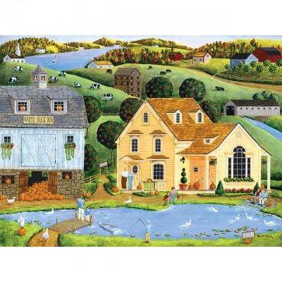 Puzzle Master-Pieces-31728 XXL Pieces - Heartland - The White Duck Inn