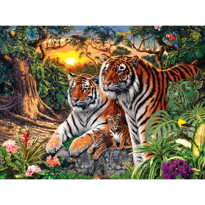 Puzzle Master-Pieces-31744 Glow in the Dark - Jungle Pride