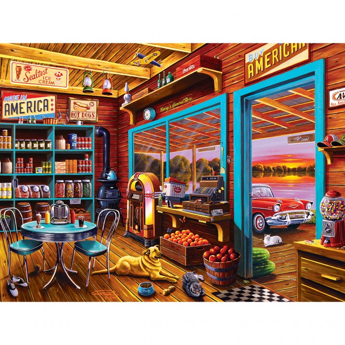 Puzzle Master-Pieces-31828 Henry's General Store