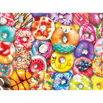 Puzzle Master-Pieces-31845 XXL Pieces - Donut Resist