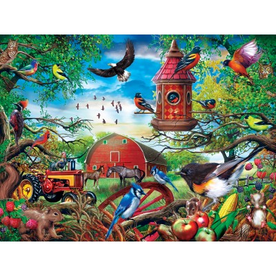 Puzzle Master-Pieces-31916 XXL Pieces - Farmland Frolic