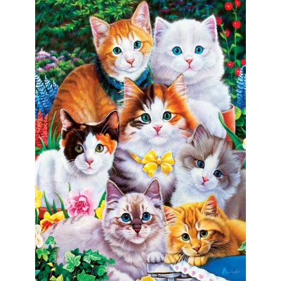 Puzzle Master-Pieces-31919 XXL Pieces - Purrfectly Adorable