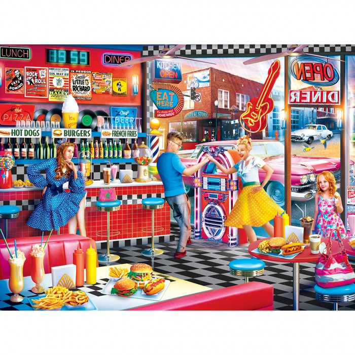 Puzzle Master-Pieces-31930 Good Times Diner