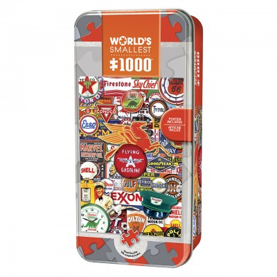 Puzzle Master-Pieces-32002 World's Smallest - Retro Petrol