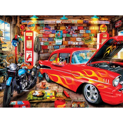 Puzzle Master-Pieces-32273 Retro Garage