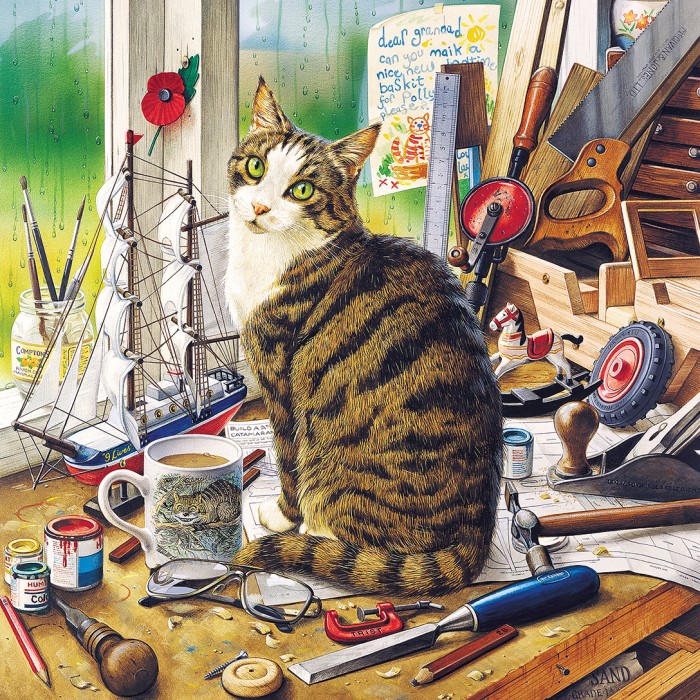 Puzzle Master-Pieces-71763 Cat-Ology - Nelson