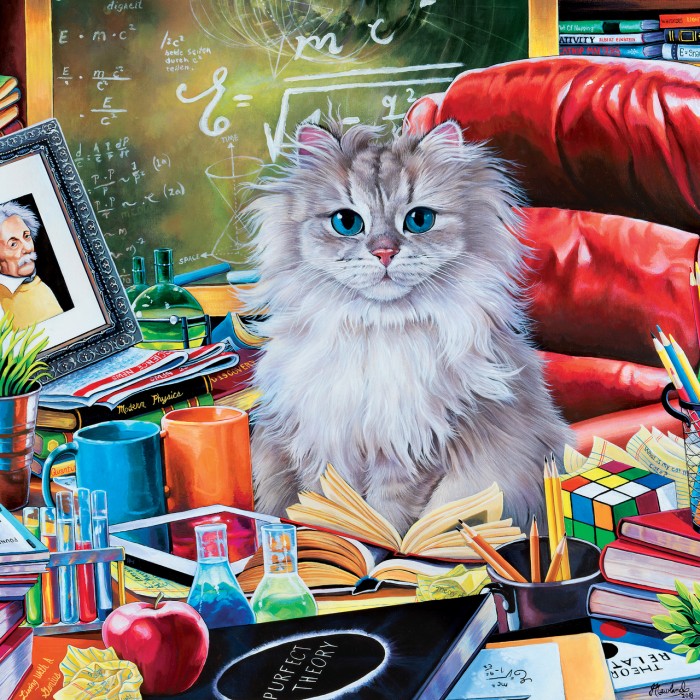 Puzzle Master-Pieces-71946 Cat-ology - Einstein