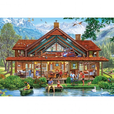 Puzzle Master-Pieces-71965 XXL Pieces - Camping Lodge