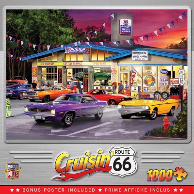 Puzzle Master-Pieces-72040 Route 66 Pittstop