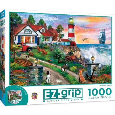Puzzle Master-Pieces-72132 XXL Pieces - Lighthouse Keepers