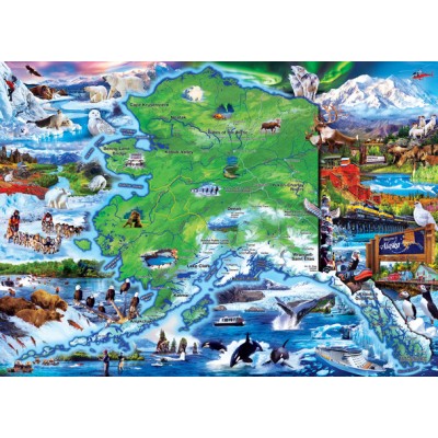 Puzzle Master-Pieces-72150 National Parks - Alaska