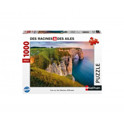 Puzzle Nathan-00901 Roots and Wings - View of the Cliffs at Étretat