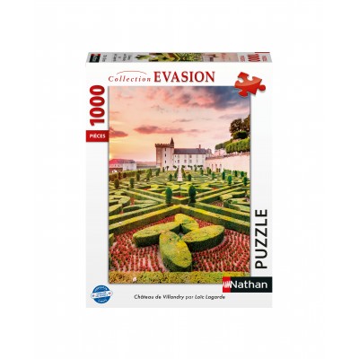 Puzzle Nathan-00912 Chateau de Villandry - Loic Lagarde