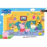  Nathan-01093 Frame Puzzle - Peppa Pig's Birthday