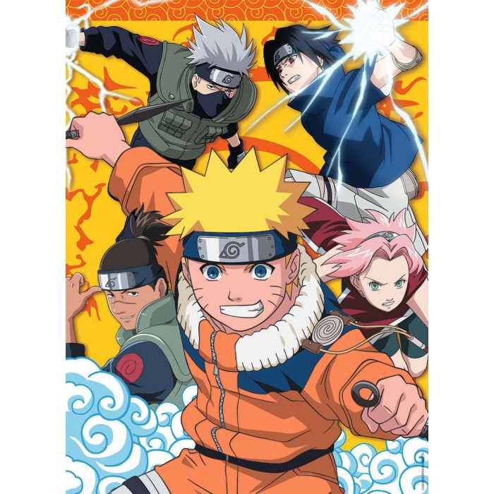 Puzzle  Nathan-86144 XXL Pieces - Naruto at the Ninja Academy