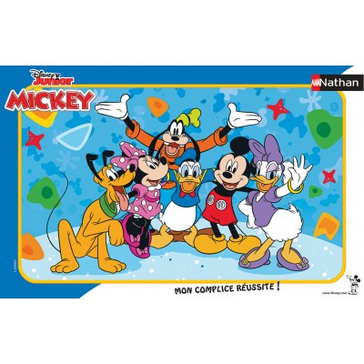 Nathan-86146 Frame Puzzle - Mickey's Friends