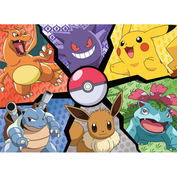 Puzzle Nathan-86188 Pikachu, Eevee and Co.