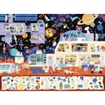 Puzzle  Nathan-86213 XXL Pieces - In Space - Search and Find