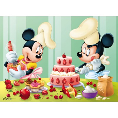 Nathan-86465 Jigsaw Puzzle - 45 Pieces - Mickey : Baking Day