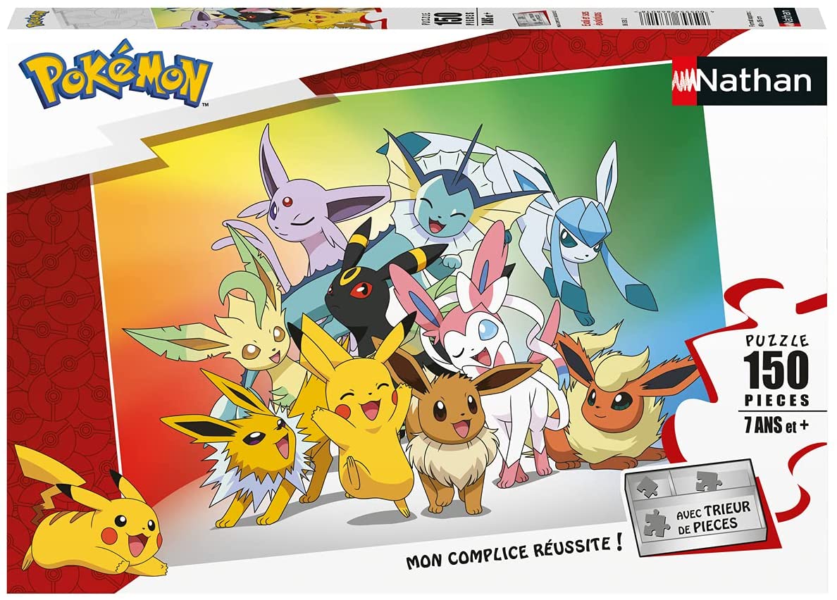 Pokémon Eevee Evolutions Frames 100 Piece Jigsaw Puzzle