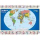 XXL Pieces - National Geographic - The World Kids Map