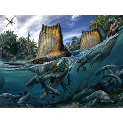Puzzle New-York-Puzzle-NG2070 XXL Pieces - Spinosaurus
