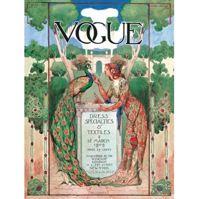 Puzzle New-York-Puzzle-VG1817 Pretty as a Peacock