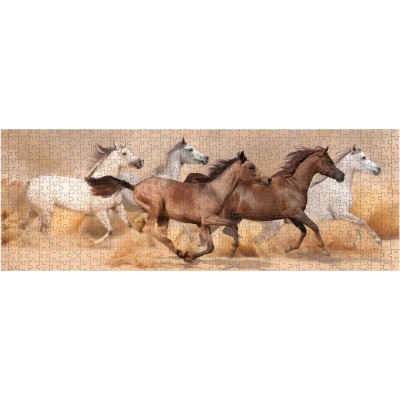 Puzzle Nova-Puzzle-40006 Horses Running in Sandstorm