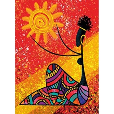 Puzzle Nova-Puzzle-41059 The Sun and the African Woman