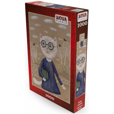 Puzzle Nova-Puzzle-41061 Sofya Saburova - Smart Cat