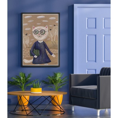 Puzzle Nova-Puzzle-41061 Sofya Saburova - Smart Cat