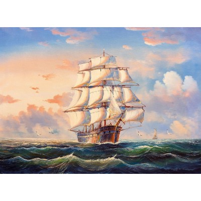 Puzzle Nova-Puzzle-41086 Sailing in Rough Waters
