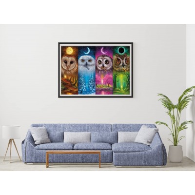 Puzzle Nova-Puzzle-41105 Four Seasons Owls