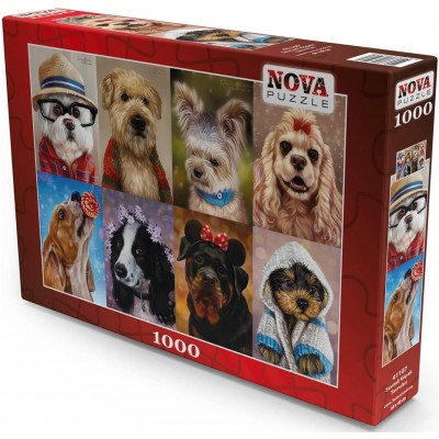Puzzle Nova-Puzzle-41107 Cute Puppies
