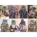 Puzzle   Ornate Cats Collage