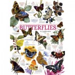 Puzzle  Cobble-Hill-80015 Butterfly Collection