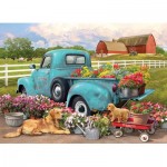 Puzzle  Cobble-Hill-80346 Flower Truck