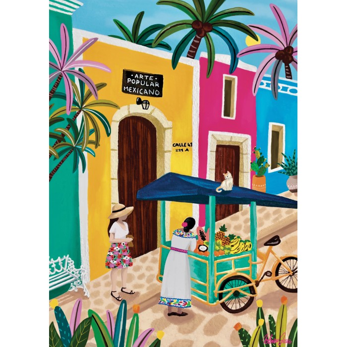 Puzzle  3663384905513Pieces-Peace-F-00166 Colors of Mexico