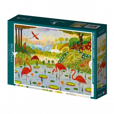 Puzzle Pieces-and-Peace-0073 Caribbean Flamingos 