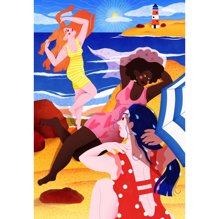 Puzzle   Bathing like Picasso