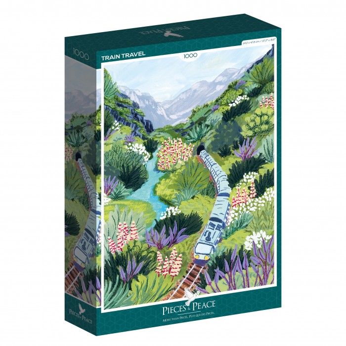 Puzzle  Pieces-Peace-F-00027 Train Travel