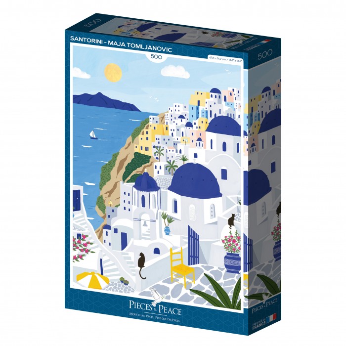 Puzzle  Pieces-Peace-F-00094 Santorini