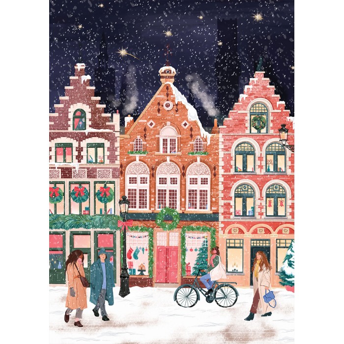 Puzzle  Pieces-Peace-F-00117 Bruges at Christmas