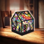   3D Puzzle - House Lantern - Cheerful Elephants