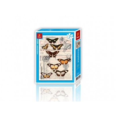 Pintoo-H1584 Plastic Puzzle - Butterflies